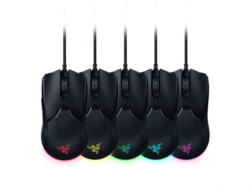 Razer Viper Mini Ultralight Gaming Mouse: Fastest Gaming Switches - 8500 DPI Optical Sensor - Chroma RGB Underglow Lighting - 6 Programmable Buttons - Drag-Free Cord - Classic Black