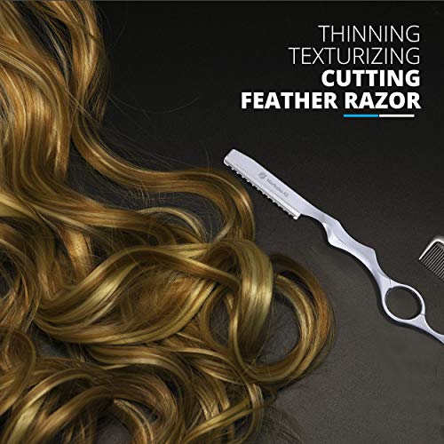 Hair Scissors –Stainless Steel Precision Kit for Dry & Wet Hair(10pc)