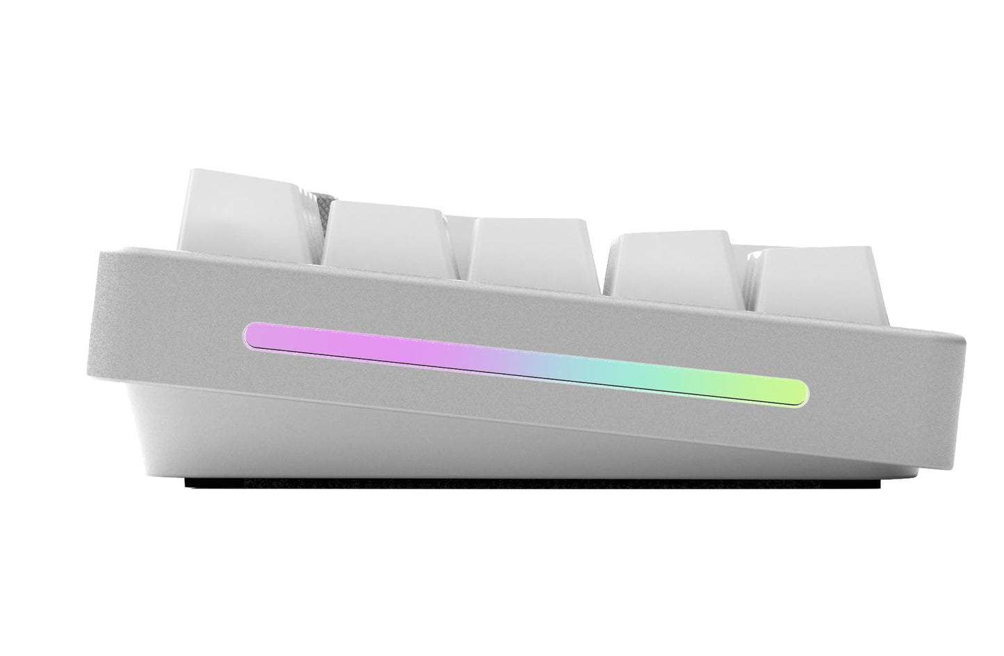 Glorious GMMK Mechanical Numpad- 10 Key USB Programmable Keypad - Hot Swappable, Volume Control, RGB Backlit, Wired & Wireless Bluetooth - Laptop & Keyboard Accessories- White