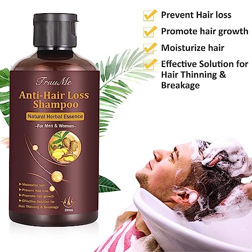 Hair Growth Shampoo - Anti-Thinning, Thickening Shampoo for Hair Loss & Grow Hair Fast for Men & Women, 220ML