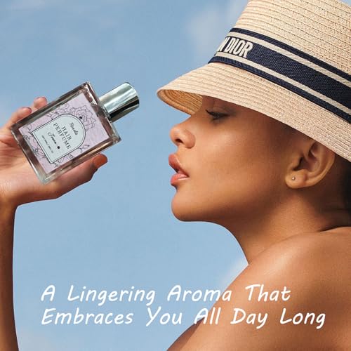 Hair Perfume for Women, Long-Lasting Pheromone Perfume oil Sweet Rose Floral Fragrance, Castor oil & Vitamin E for Nourishing and Hydrating Hair Shine Spray, 1.69 fl.oz