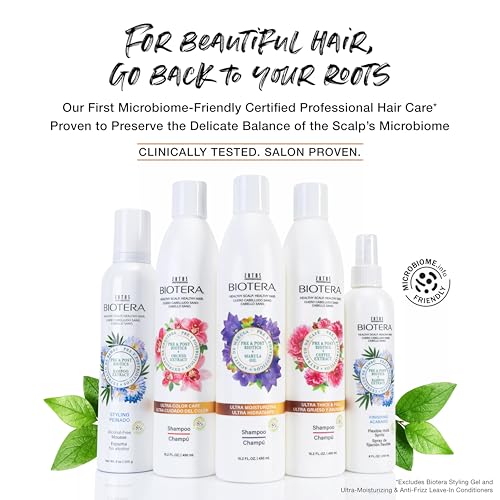 BIOTERA Finishing Flexible Hold Spritz Spray | Instant Texture | Maintains Volume & Shape| Microbiome Friendly | Vegan & Cruelty Free | Paraben Free | Color-Safe