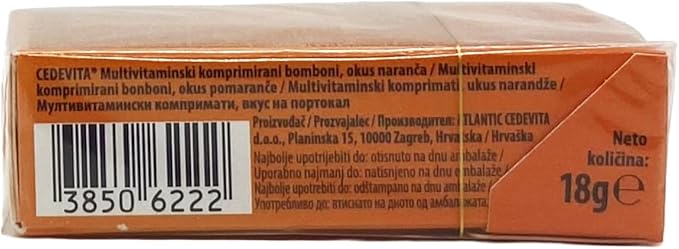 Cedevita Multivitamin Healthy and Sweet Candies (Orange) - 8 boxes