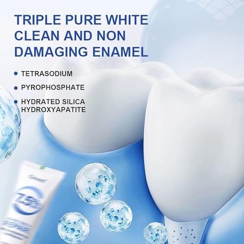 2 PCS Hydroxyapatite Toothpastes for Enamel Protection and Tooth Strengthening,Fresh Mint Flavor,Daily Use for Oral Care