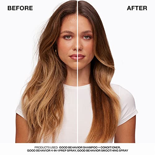 IGK GOOD BEHAVIOR Ultra Smooth Conditioner | Frizz Control + Hydrates + Shine | Vegan + Cruelty Free |