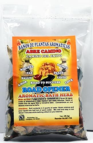 3 PCS Aromatic Soothing Herbal Bath Road Opener ABRE Camino BANO DE PLANTAS AROMATICAS - Made in USA - 1 OZ