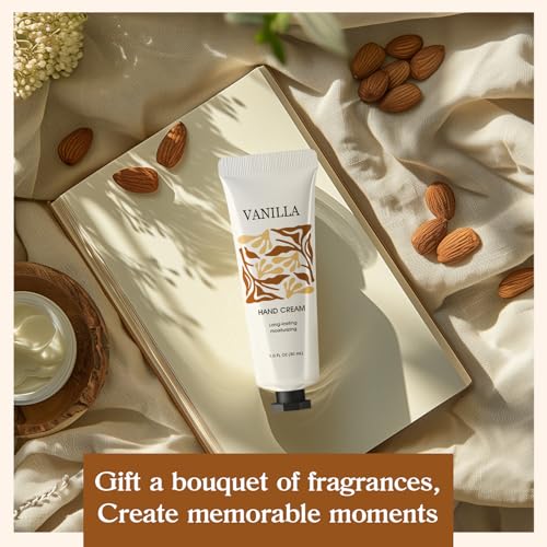 BODY & EARTH # LOVE 24 Pack Hand Cream Gift Set Scented Hand Lotion for Dry Cracked Hands Travel Size Lotion Mini Hand Lotion Bulk Gift Set For Women Mothers Day Gifts Birthday Bridesmaid Gifts