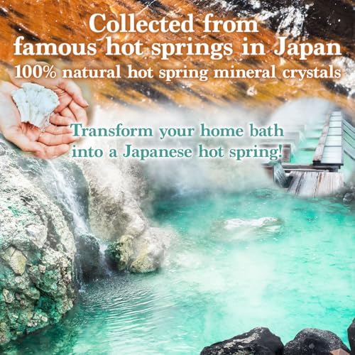 Japanese Hot Spring Bath Salt Oku-Hidaka Onsen Minerals Bath Flakes All Natural 250g