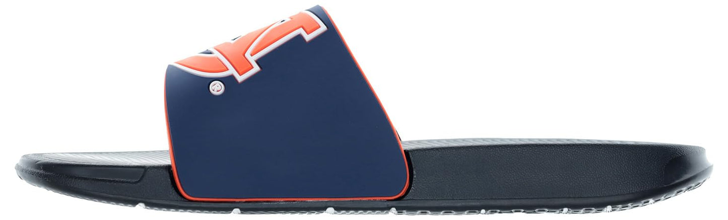 FOCO Men's NCAA Big Logo Raised Slide, Auburn Tigers, Large