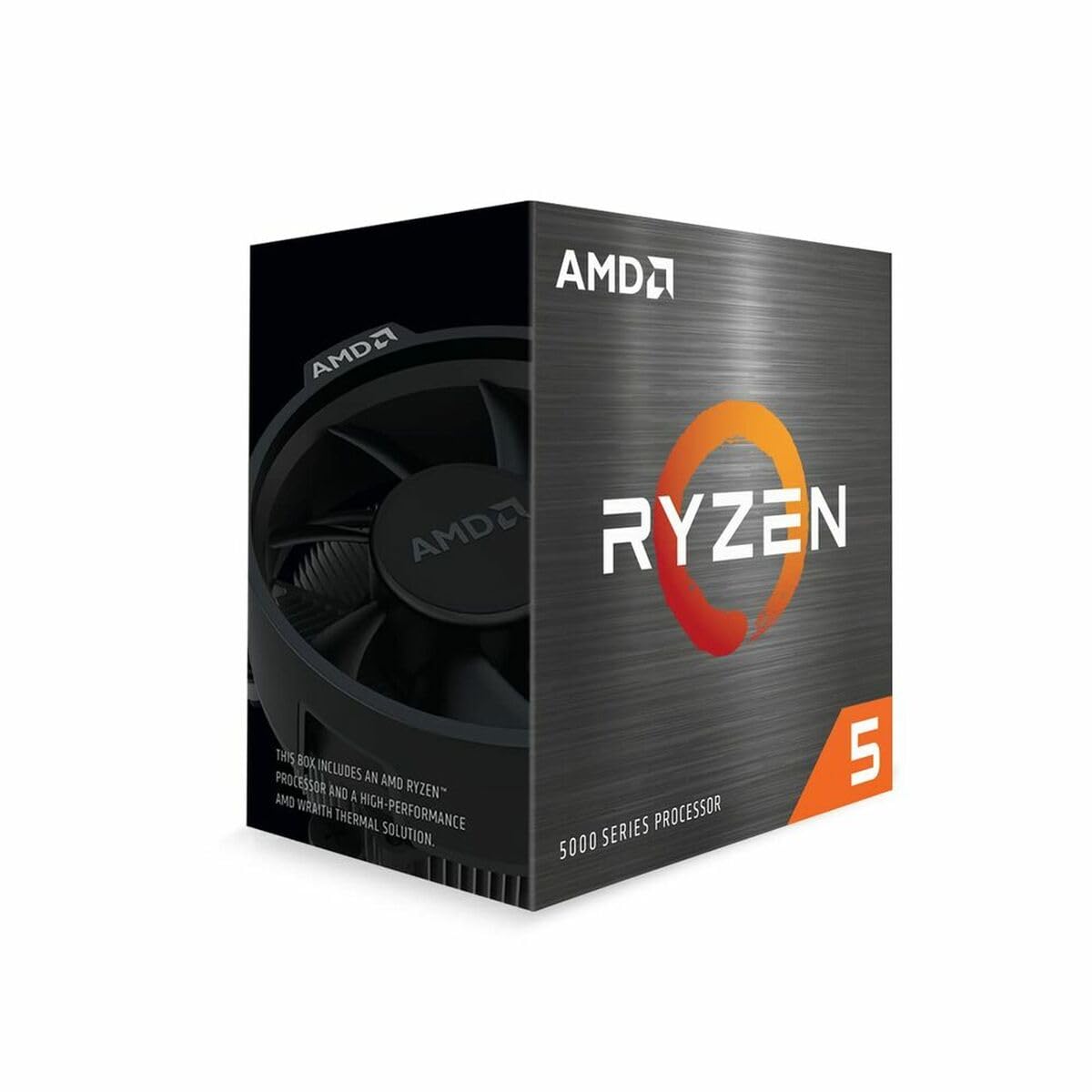 AMD Ryzen 5 5600 6-Core, 12-Thread Unlocked Desktop Processor with Wraith Stealth Cooler