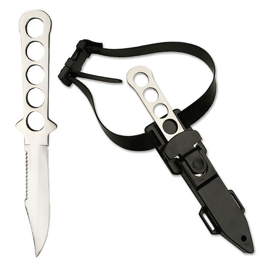 BladesUSA MD-1BS Diving Knife 9-Inch Overall,Black