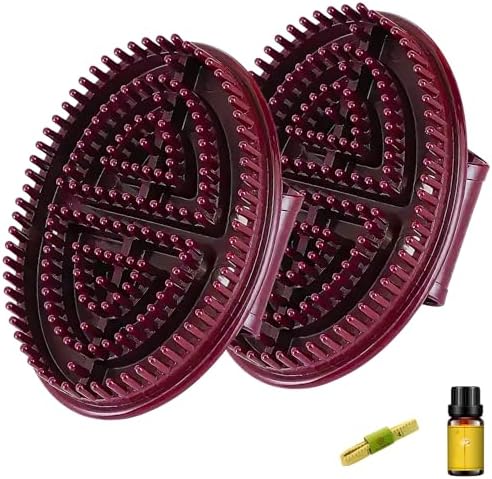 2pcs Meridian Brush Massage Brush,Beauty Salon Professional Custom MeridianBrush, Full Body Relaxation Meridian Massage Brush