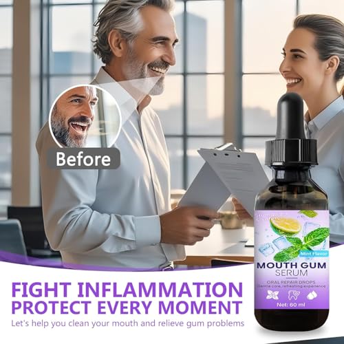 Gum Restore Drop - Gum Repair for Receding Gums & Stain Removal Natural, Fresh Breath and Portable Oral Care Solution (1pcs)