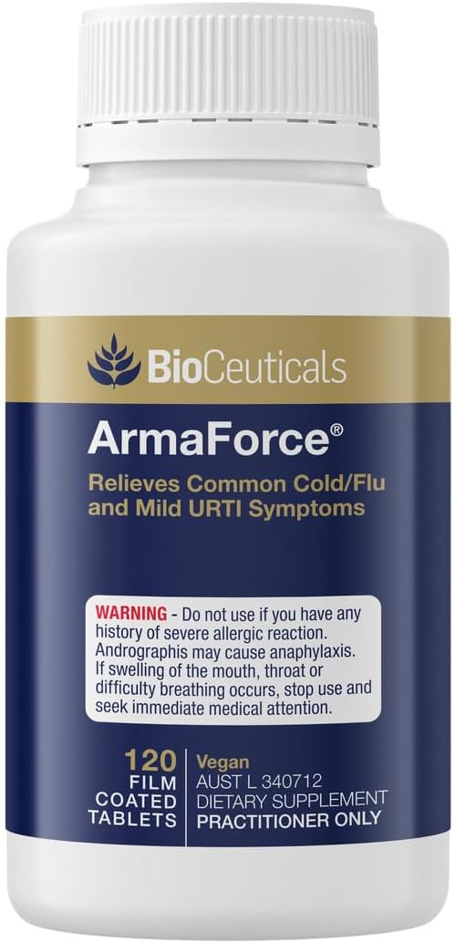 BioCeuticals ArmaForce Immune Support Olive Leaf 120 Tablets Vegan(BCTARML)