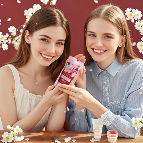 Hand & Body Cream Gift Set, Hand Lotion Set Deeply Moisturizing for Rough Hands, Best Gift Ideas for Women,Travel Size, Japanese Cherry Blossom