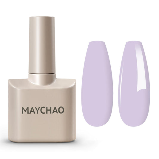 Maychao 15Ml Gel Nail Polish 1Pc Lilac Purple Gel Polish Soak Off Uv Led Nail Polish Nail Art Starter Manicure Salon Diy At Home