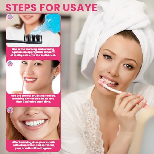 2Pcs Niacinamide Whitening Toothpaste Radiant Whitening Toothpaste, Niacinamide Intensive White Toothpastes, Nicotinamide White Toothpastes, Deep Cleaning Care