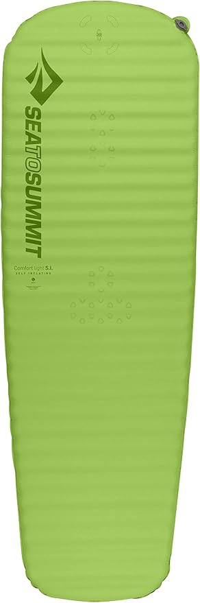 Sea to Summit Comfort Light Self-Inflating Foam Sleeping Pad for Camping and Backpacking, Large (78 x 25 x 2 inches)