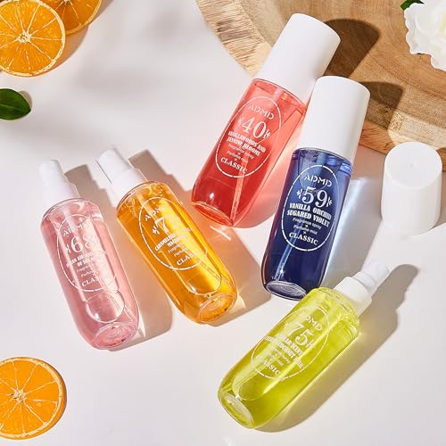Body Spray for Women, Hair & Body Fragrance Mist, Long Lasting Perfume Spray, Travel Size Womens Fragrance Body Spray, Various Scents