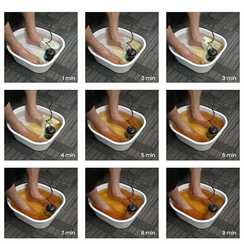 4pcs Arrays for Ionic Foot Bath Detox Machine, Replacement Array each with 10 Stainless Steel Coils Double Layered + 6.35mm Adapter for Home Massage Beauty Salon Ionic Foot Spa