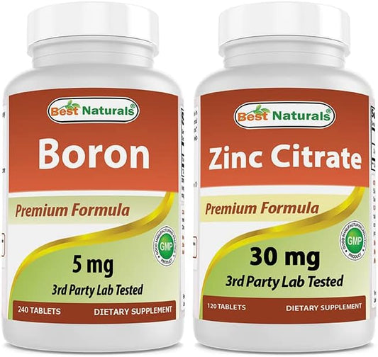 Boron 5 mg & Zinc Citrate 30 mg
