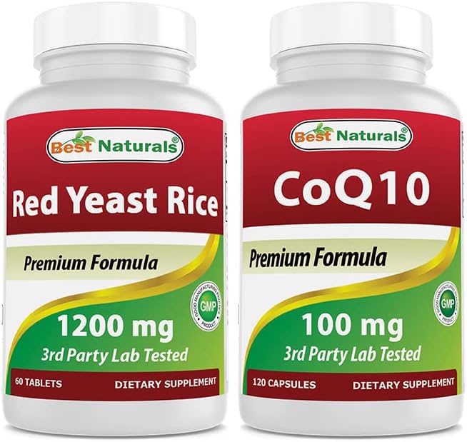Best Naturals Red Yeast Rice 1200 Mg & COQ10 100 mg