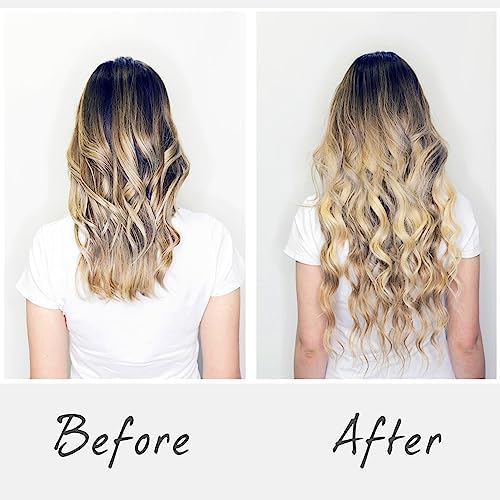 Hair Extension Tools Kit, 600 Silicone Lined Micro Rings, 1 Plier, 2 Hook Needle Pulling Loop, 10 Curved Hair Needle, 4 Metal Hair Clips, 1 Comb, 3 Sewing Threads, 200 Mini Rubber Bands