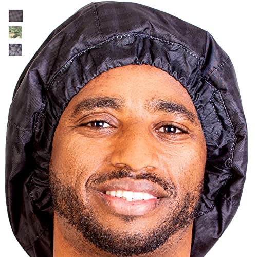 Black Shower Cap for Men