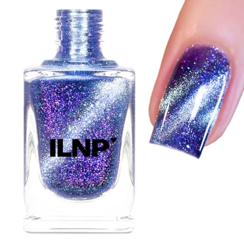ILNP Shooting Star - Icy Blue Magnetic Shimmer Nail Polish