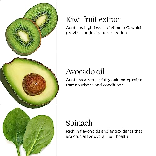 Briogeo Superfoods Avocado + Kiwi Mega Moisture Mask, Protein-Free, Deep Hydration, Enhance Shine, Moisturizing Mask for Dry Hair, Lock In Moisture, Vegan, Cruelty-Free