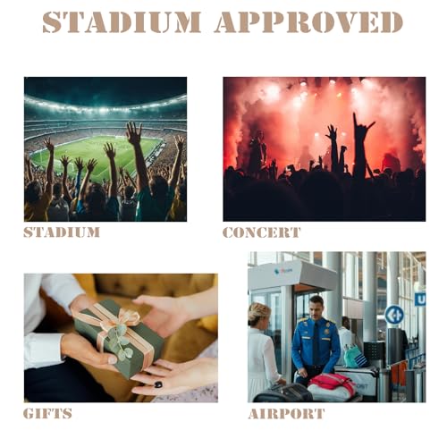 Bucosd Birthday Gifts for Girls Teen Initial Clear Bag Graduation Gifts for Kid Daughter Sister Her Preppy Trendy Girly Stuff (Black S)