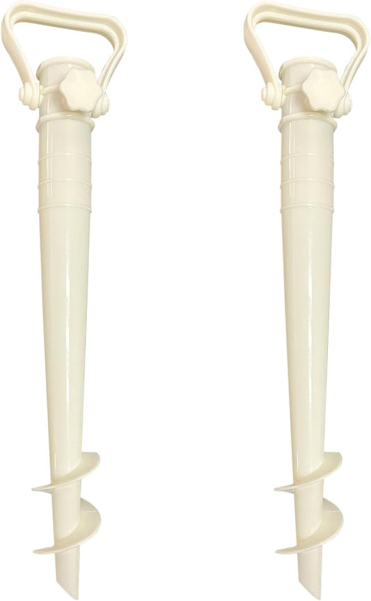 UMARDOO Beach Tent Sand Anchor,Sun Shelter Stand Holder Tent Stakes Ground Anchors Stakes,Camping Stakes Tarp Stakes for Tent Rain Tarps Canopy Camping Hiking (2 PC Beach Anchors)