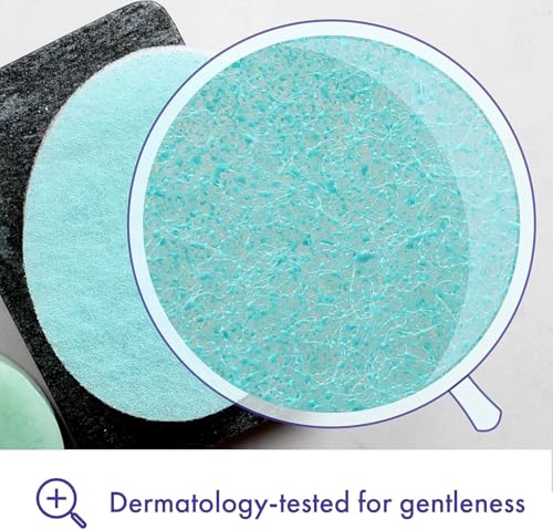 Buf-Puf Body Sponge, Bath Sponge, Dermatologist Developed, Cleanses Skin of Dirt, and Excess Oil, Reusable, Exfoliating, 2 Count