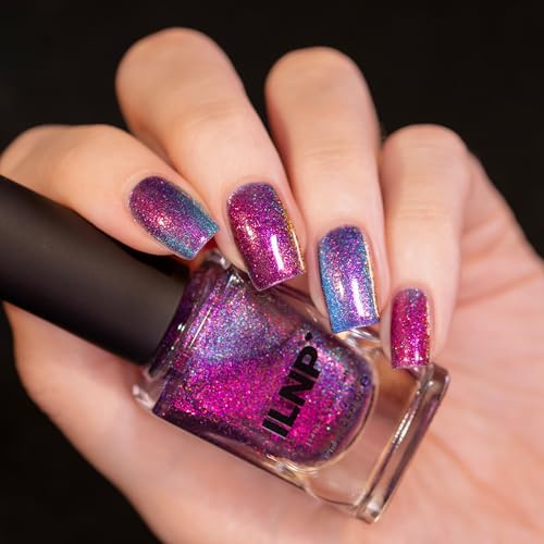 ILNP Flip Side - Pink to Blue Magnetic Shimmer Nail Polish - Vegan, Cruelty Free, Non Toxic