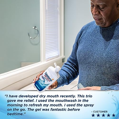 Biotene Dry Mouth Management Oral Rinse, Dry Mouth Spray and Moisturizing Gel - 1 Kit