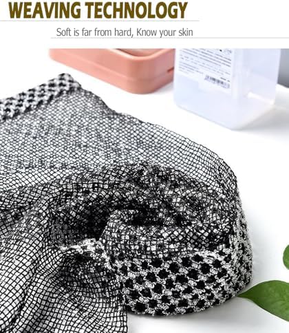 Blissal Exfoliating Shower Towel, Blissal Exfoliating Washcloth, Loofah Cloth 2/4PCS Blissal Exfoliating Towel, Men Or Women (4 PCS Mix)