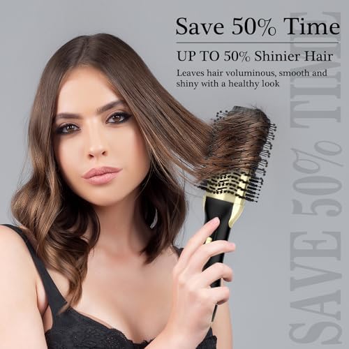 Hair Dryer Brush Blow Dryer Brush in One - One-Step Volumizer Styler and Hot Air Brush - Professional Salon Blow Out Brush for All Hair Type