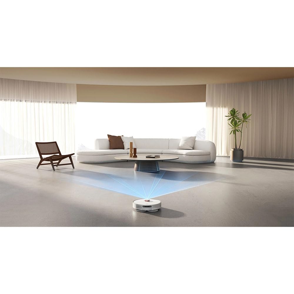 Xiaomi Robot Vacuum X20+, Auto self Cleaning, Self Emptying, Air Drying, Obstacle Avoidance, Advanced LDS Laser Navigation, Auto Lifting mop Pads, Dual Rotating mop Pads, 6000Pa Powerful Suction