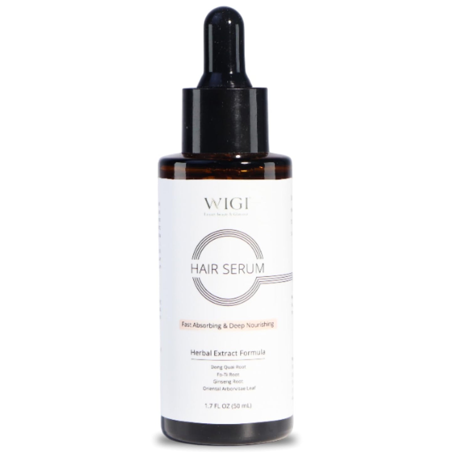WIGI Hair Serum - Fast Absorbing, Water Based, Herbal Infused, Lightweight & Non Greasy Formula for Thicker, Fuller Hair - Scalp & Hair Scalp Serum for Frizzy, Damaged Hair