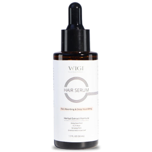 WIGI Hair Serum - Fast Absorbing, Water Based, Herbal Infused, Lightweight & Non Greasy Formula for Thicker, Fuller Hair - Scalp & Hair Scalp Serum for Frizzy, Damaged Hair