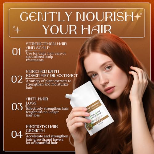 300ML Anti-Hair Fall Hair Loss Shampoo - Shampoo for Women Hair Loss, Rich in Various Plant Extracts, Anti-Hair Fall Promote Hair Growth (2)