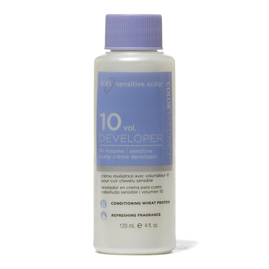 ion Sensitive Scalp 10 Volume Creme Developer, Ionic Buffers and Conditioning Protein to Help Scalp Sensitivity, 4 Ounce