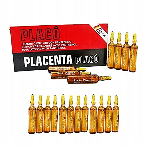 12 x10 ml Vials Placenta Placo Intensive Revitalizing Treatment Against Hair Loss