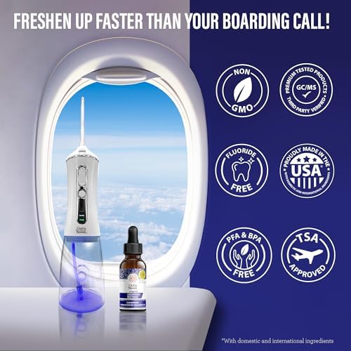 GuruNanda Gums of Steel Kit – Advanced Dental Water Flosser (UV Mode), Concentrated Mouthwash, Cocomint Pulling Oil, Butter on Gums Toothbrush & Tongue Scraper for Happy Gums