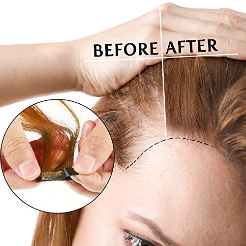 Blulu 360 Pcs Hair Extension Tape Tabs Bulk Double Sided Strong Adhesive Hair Tape in Extension Replacement Wig Strip Waterproof Beauty Tool for Lace Wigs Toupee Hairpiece Supplies(Black)