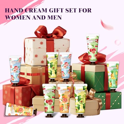 120 Pack Hand Cream Gift Set, Travel Size Lotion, Mini Hand Creams, Teacher Appreciation Gifts, Hand Cream for Dry Cracked Hands, Bulk Christmas Gifts for Coworkers Adults Women Nurse