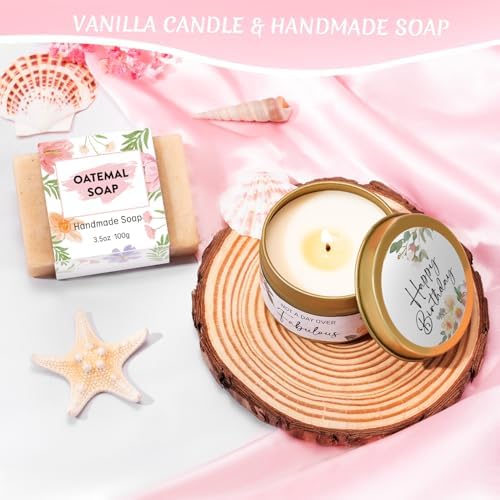 Birthday Gifts for Women, Get Well Soon Gifts Package, Thinking of You Box Care Package, Happy Birthday Gifts for Her, Mother's Day, Sister, Best Friend, Wife, Girlfriend, Birthday Gifts Ideas (Grey)