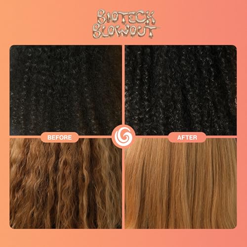 Biotech Blowout Leave-In Restorative Hair Mask, Heat Protectant & Strengthening Treatment for Frizz-Free Volume, Repairs & Shields Up to 450 F, 1.7 Fl Oz