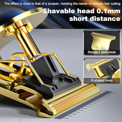 Hair Clippers Set for Men,Hair Clipper Trimmer with LED Display, Professional Cordless Hair Clipper Shaver Beard Trimmer, Hair Cutting Machine for Men, Holiday Gift for Him Father's Day Gift