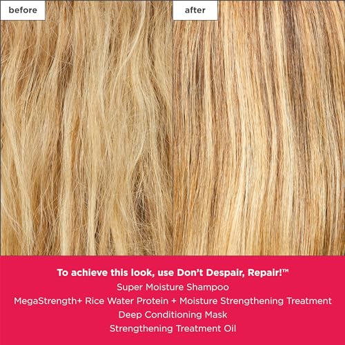 Briogeo Don't Despair, Repair! Megastrength+ Rice Water Protein Treatment, Moisture Strengthening Hair Treatment, Dry and Damaged Hair, Vegan, Cruelty-Free, 5 fl oz